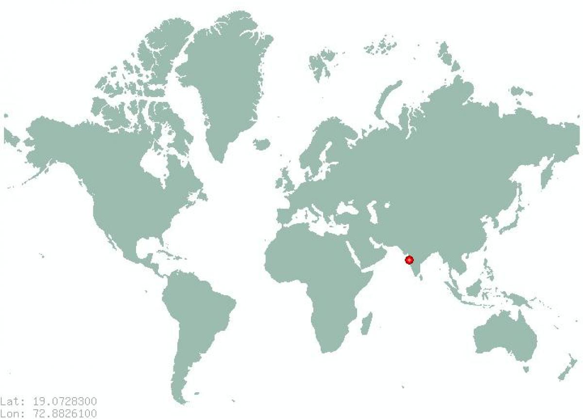Mumbai dünya xəritəsində