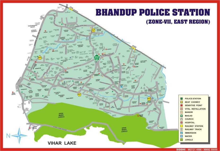 Mumbai Bhandup xəritə