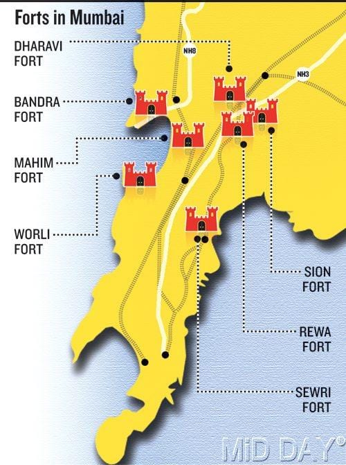 Mumbai Fort-xəritə
