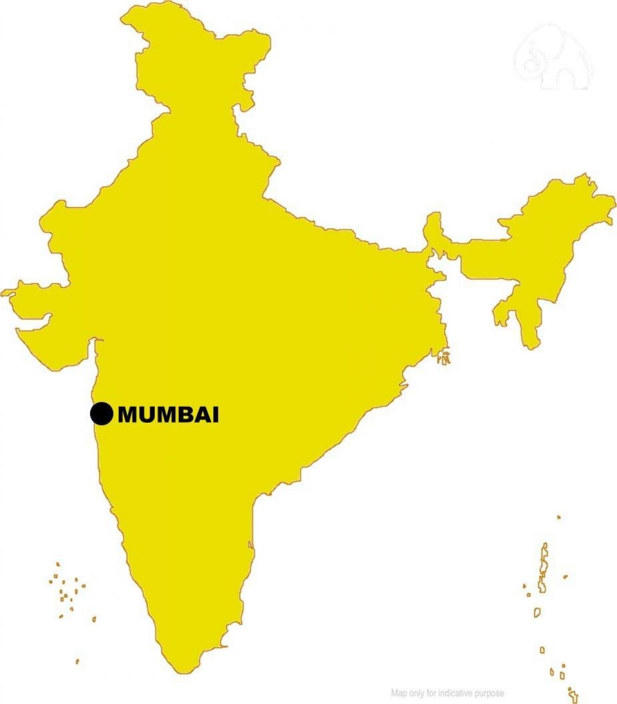 Mumbai xəritədə