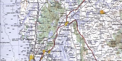 Mumbai Калян xəritə