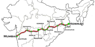 Нагпур Mumbai express xəritədə хайвей