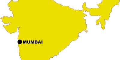 Mumbai xəritədə